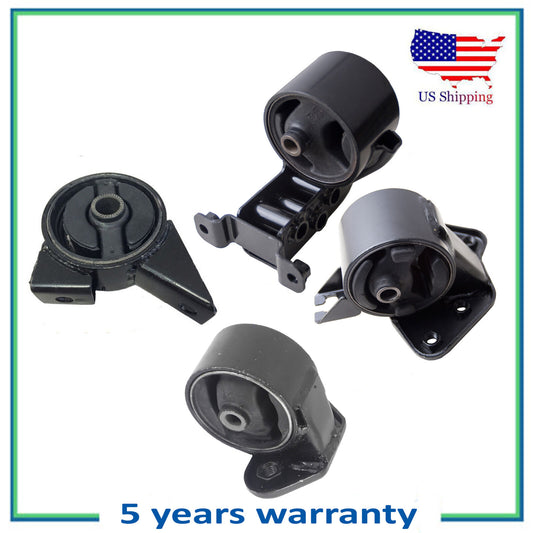 4PCS Engine Motor & Manual Transmission Mount For 2000-2002 Hyundai Accent 1.5L