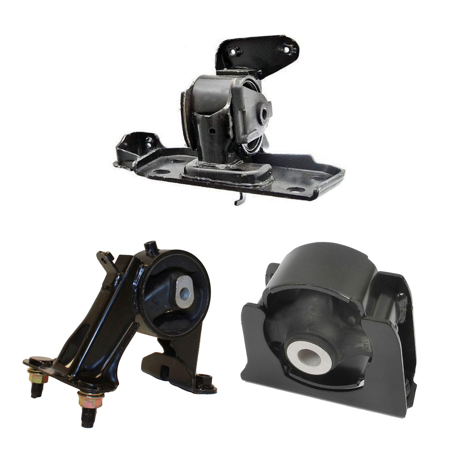 Set of 3PCS Engine Motor & Transmission Mount For 06 07 08 Toyota RAV4 2.4L 2WD