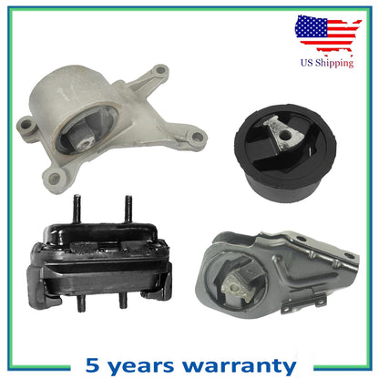 4PCS Motor & Trans Montaje Para 1999-2001 Oldsmobile Alero 2.4L 3.4L Auto