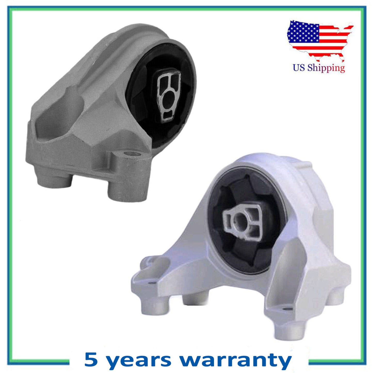 Set 2PCS Automatic Transmission Mount For 2008-2010 Saturn Vue 3.5L(AWD)/ 3.6L