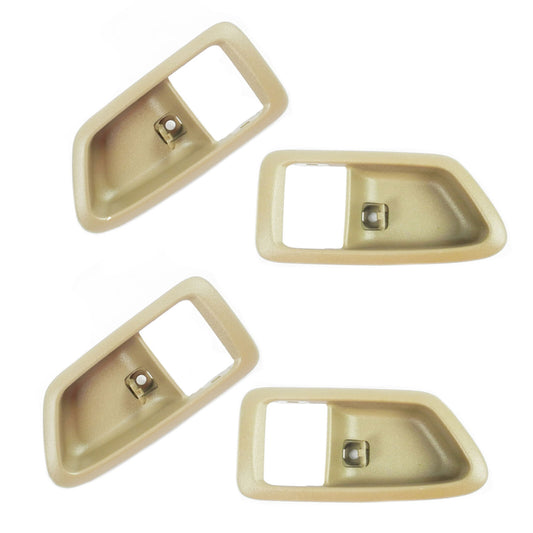 Left+Right Set 4 pcs For 97-01 Toyota Camry Tan Inner Interior Door Handle Case