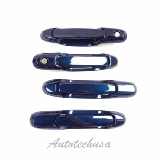 1998-2003 For Toyota Sienna Set Of 4 8Q0 Blue Outside Door Handle DS207