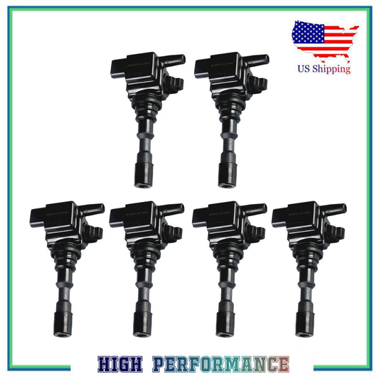 UF431 E596D 5C1435 2730039800 Ignition Coil 6PCS For 2003-2006 Kia Sorento 3.5L