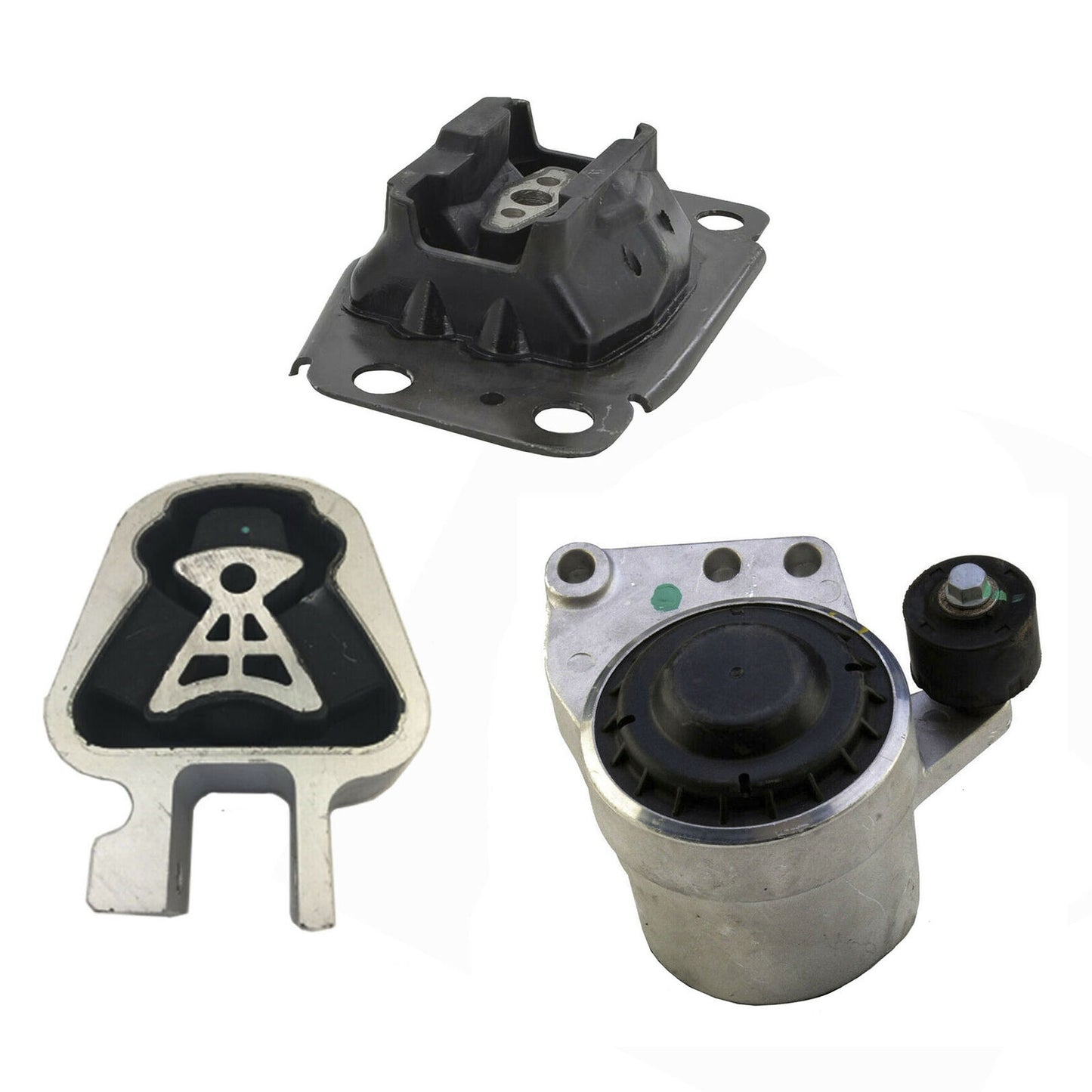 Set 3Pcs Engine Motor & Trans Mount For 13-17 Ford Fusion Lincoln MKZ 2.0L Turbo