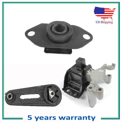 M481 Engine Motor & Trans Mount 3PCS For 07-11 Nissan Sentra 2.0L Manual Trans