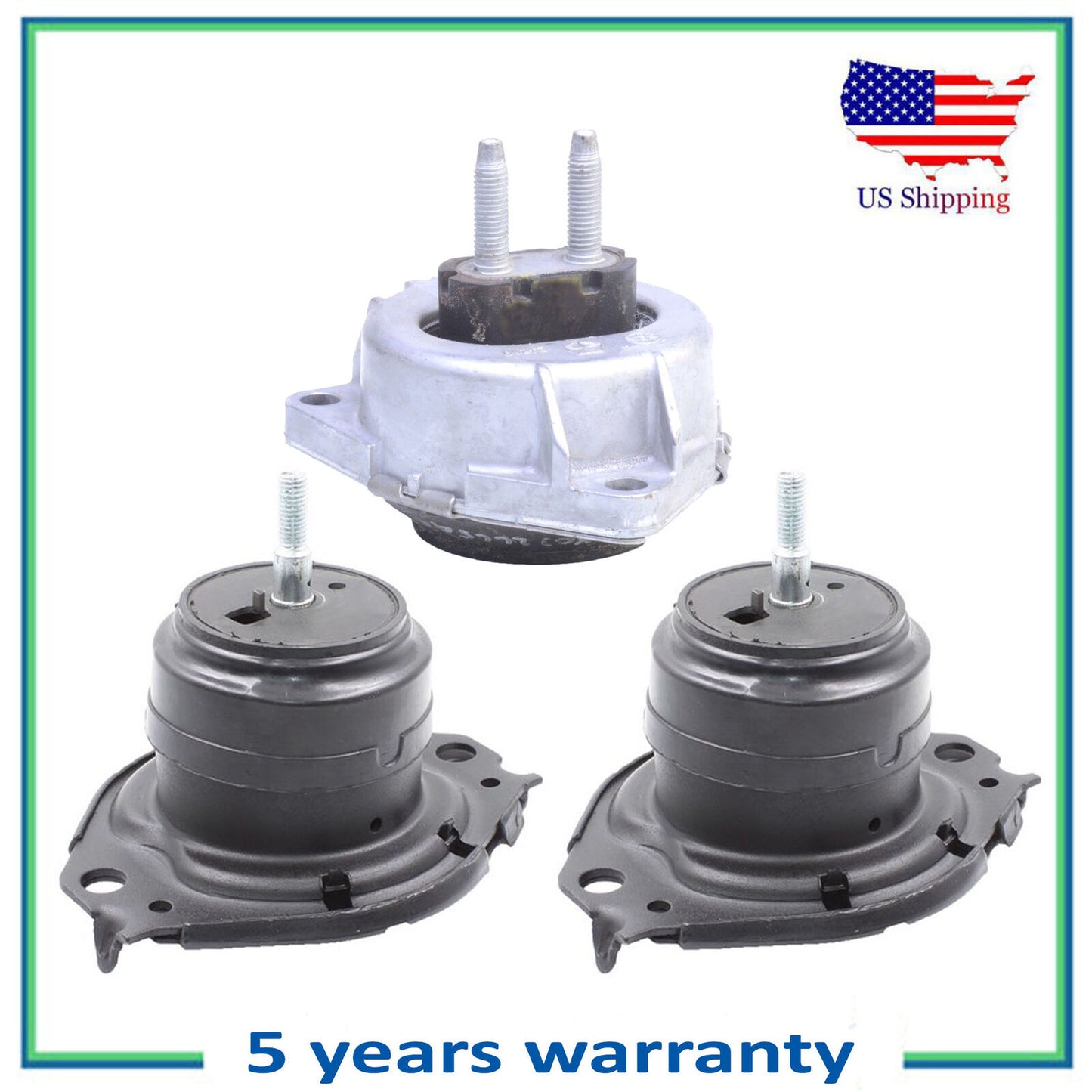 Set Avant L & R Moteur & Trans Montage Pour 11-19 Jeep Grand Cherokee 3.6 5.7
