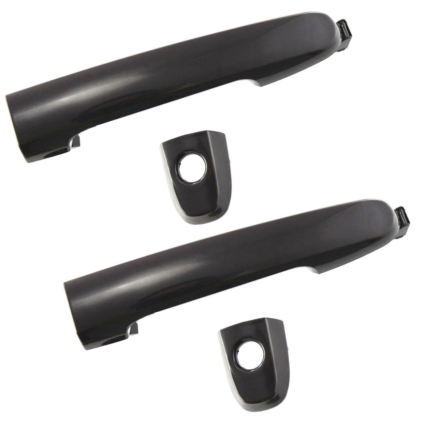 Front L & R Set 2PCS Outside Door Handle For Scion tC xA xB xD Non Painted Black