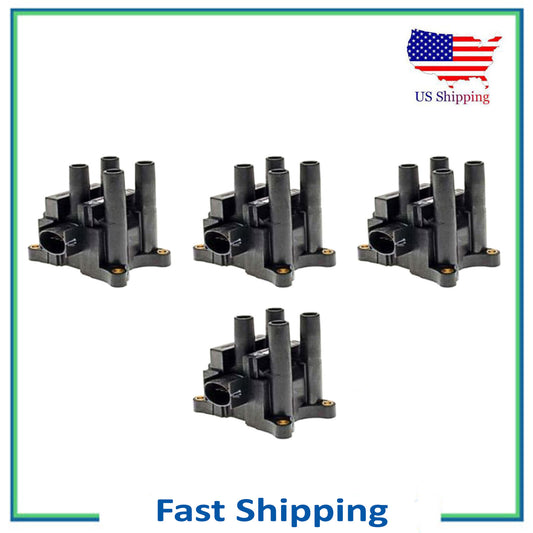 Set 4 pcs New Ignition Coil For DG474 DG536 FD497 DG506 Ford Mazda Mercury 2.0L