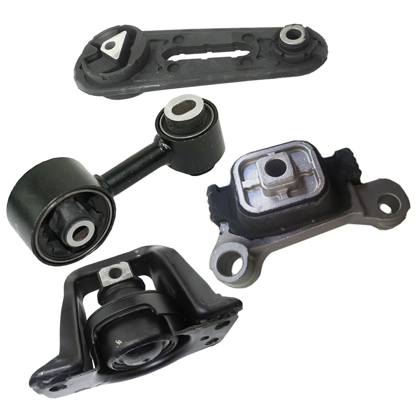 Set 4 pcs Engine Motor Mount For 13-18 Chevrolet City Express Nissan NV200 2.0L