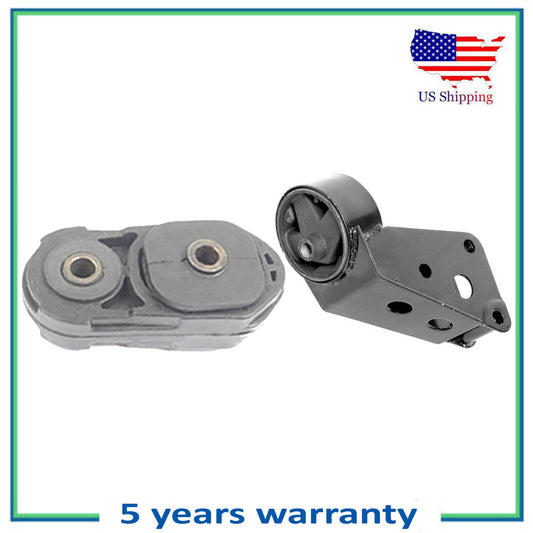 2PCS Engine Motor & Transmission Mount For New Nissan Sentra 1.6L 6331 6312