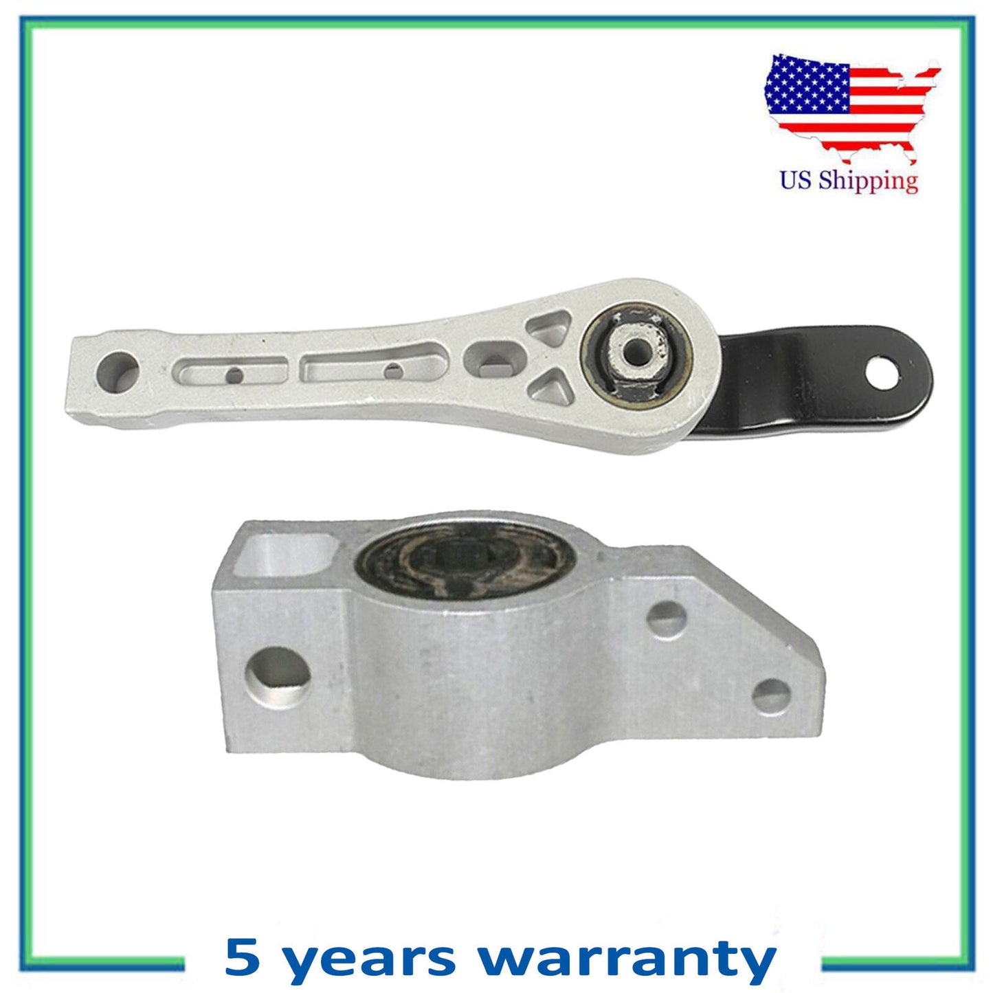 2PCS Moteur Montage Moteur Pour Manuel Volkswagen EOS 2.0L Lapin 2.5L 6964 6962