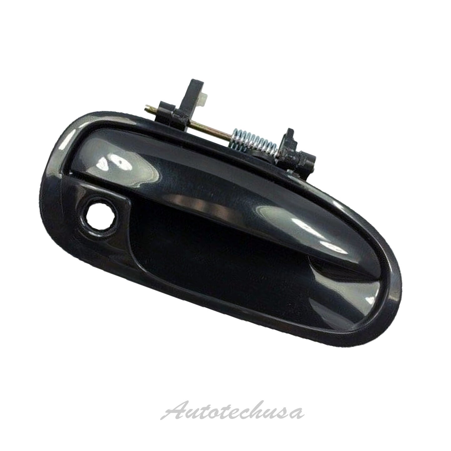 Front Right Outer Outside Door Handle For 1996-2000 Honda Civic Smooth Black