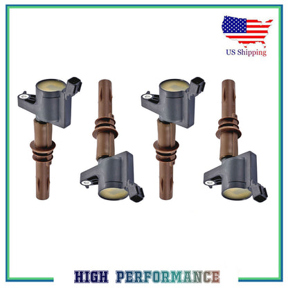 4PCS Allumage Bobine Pour FD509 DG521 C1659 Ford Lincoln Mercury 4.6L 5.4L 6.8L