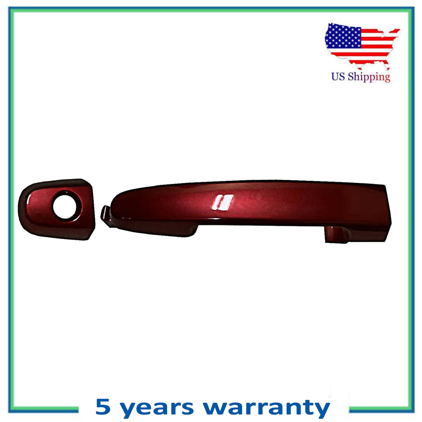 Front Exterior Door Handle W/Keyhole For Scion tC xA xB xD 3Q3 Salsa Red Pearl