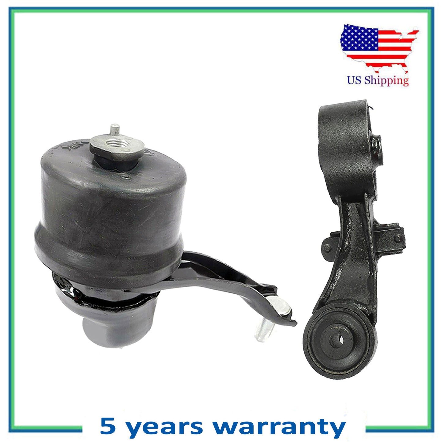 2PCS Engine Motor & Trans Mount For 2008-2010 Toyota Highlander 3.3L 4256 4207