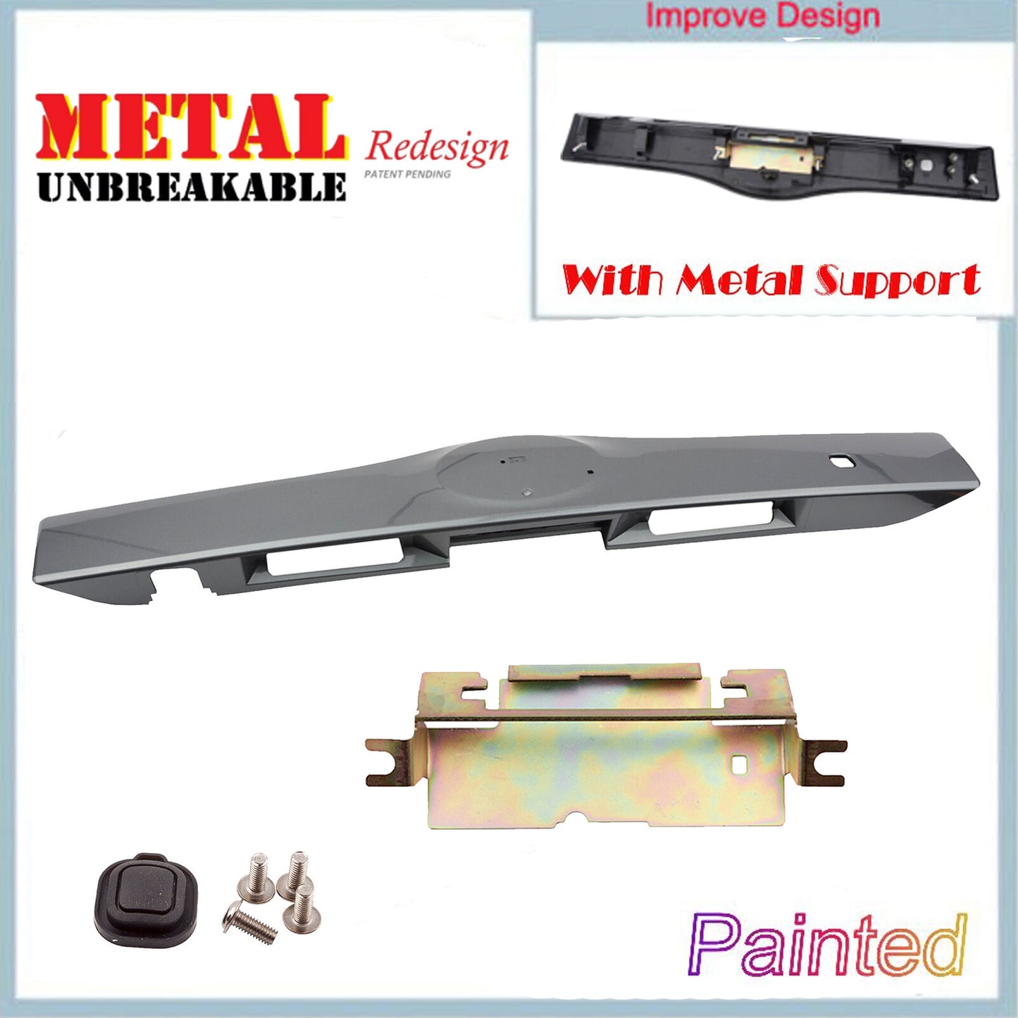 6S9 Tidelands Pearl Rear Tailgate Liftgate Handle Garnish For 04-09 Toyota Prius