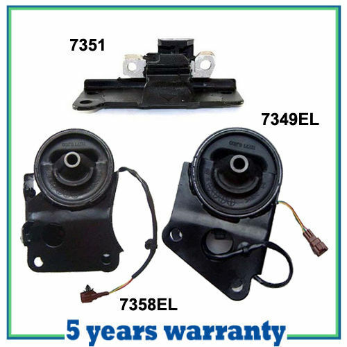 M902 Engine Motor & Trans Mount 3PCS For 04-06 Nissan Maxima 3.5L Auto w/ Sensor