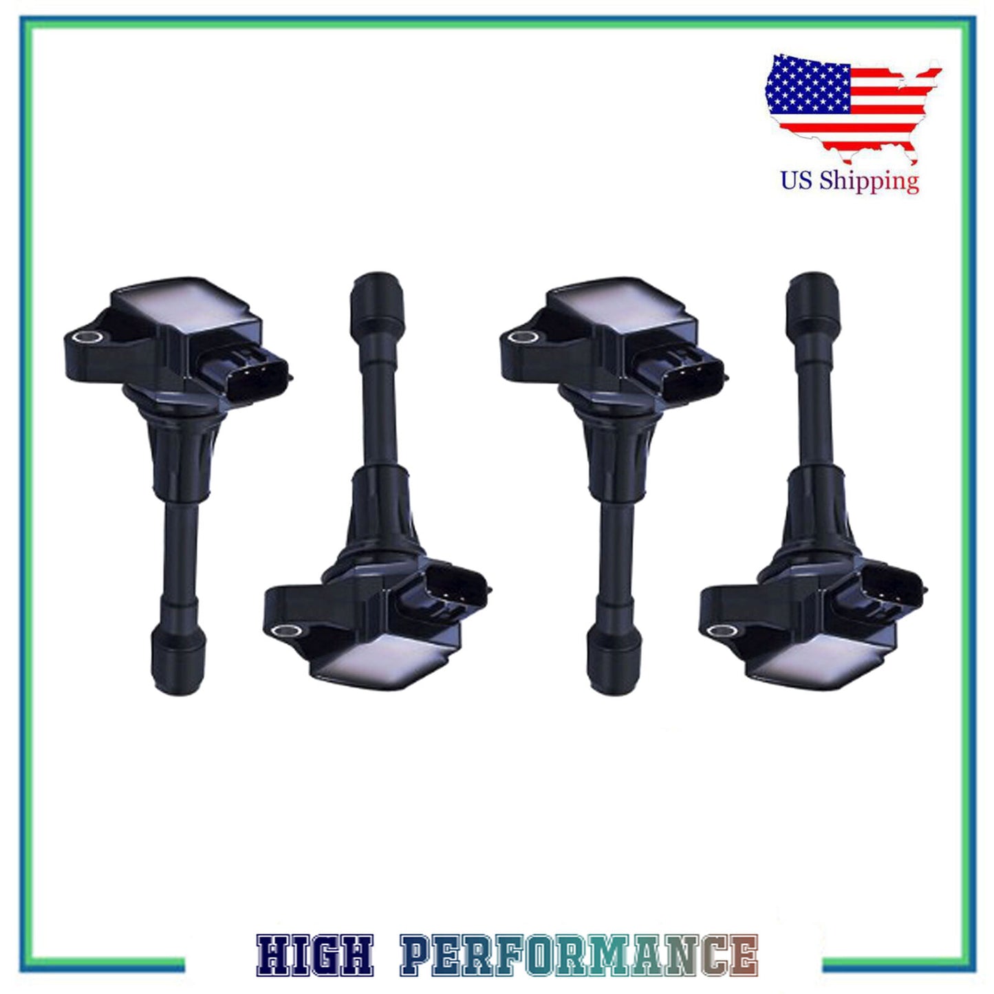 Set Di 4PCS Accensione Bobina Per UF650 5C1892 Infiniti 11-13 QX56 14-17 QX80