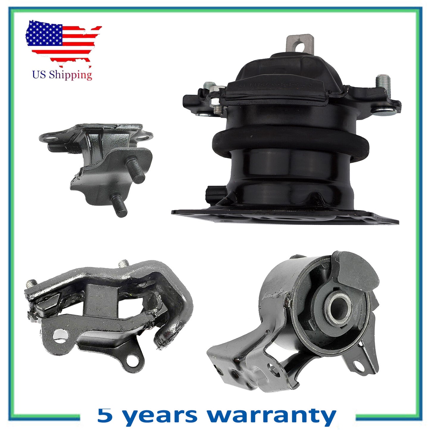 4 PCS SET Engine Motor & Trans. Mount For 2005-2006 Honda Odyssey 3.5L v6