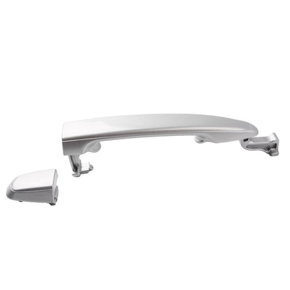 Rear L/R Outside Door Handle W/O Keyhole For 04-10 Toyota Sienna Silver 1D7