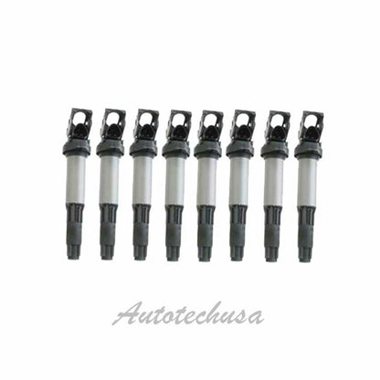 Para BMW E70 X3 745 325 E39 E46 E53 E60 E63 E66 Encendido Bobina Set 8 IC51 B322