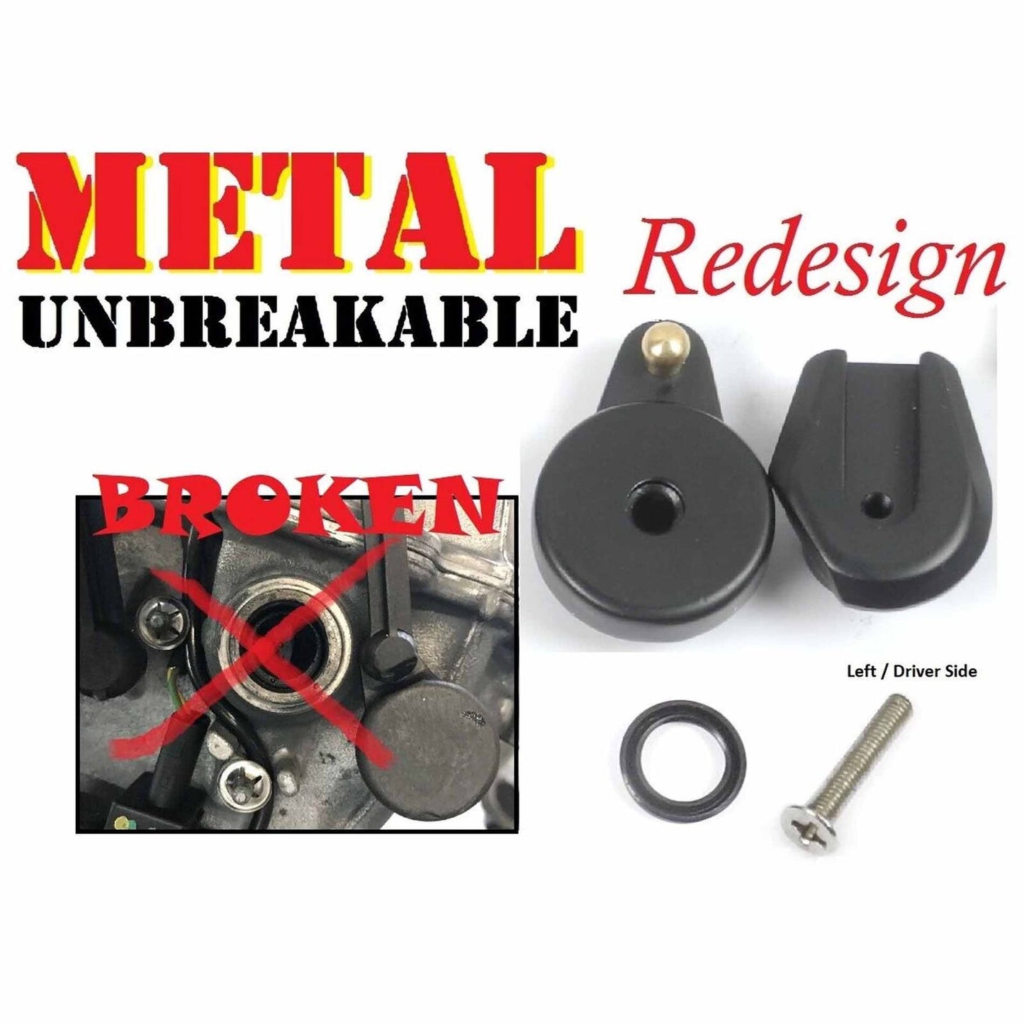 Metal Entrada Colector Aire Aleta Corredor Con / Rodamiento Reparación Kit Para