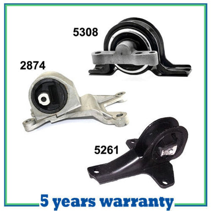Engine Motor & Trans. Mount M1048 02 03 04 For Oldsmobile Alero 2.2L Set 3 Auto