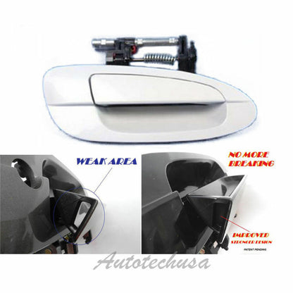 For NISSAN ALTIMA Outside Rear Right QX3 White MotorKing Door Handle B3950