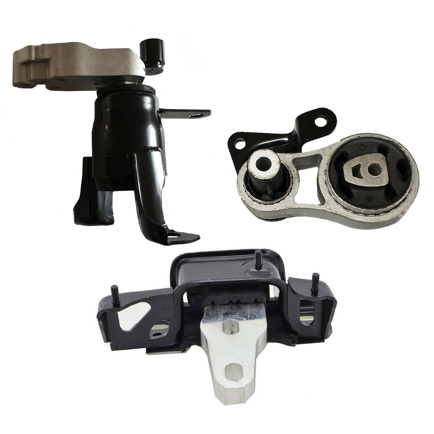 Set 3PCS Engine Motor & Transmission Mount For 2014 2015-2017 Ford Fiesta 1.0L