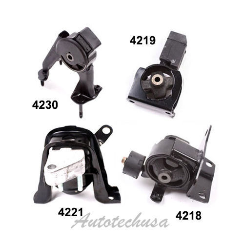 M957 Motor Montaje Juego 4PCS Para 2003-2008 Toyota Corolla 1.8L 2WD Con / Nuevo