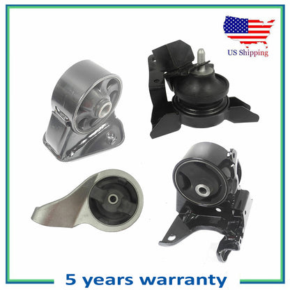 Engine Motor & Trans Mount 7120 7124 7113 6198 For 01-06 Hyundai Santa Fe 2.7L