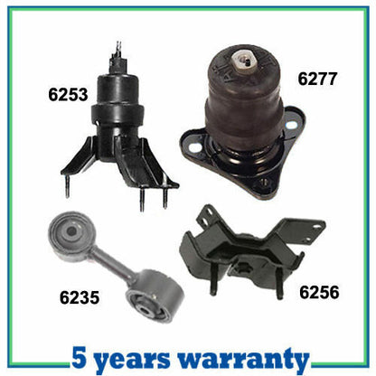 Engine Motor & Trans Mount Set 4PCS. for 1992-1996 Toyota Camry 2.2L for Auto
