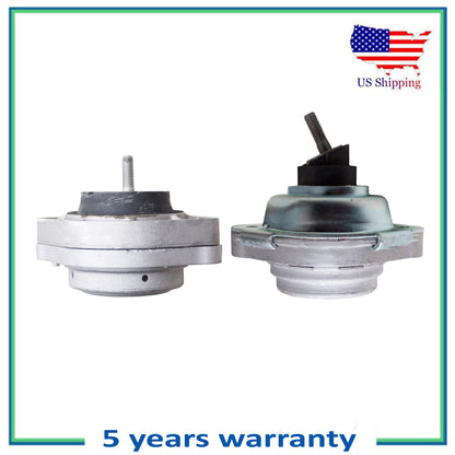 Front Left & Right Engine Motor Mount Set of 2PCS For 2004-2006 BMW X3 2.5L 3.0L