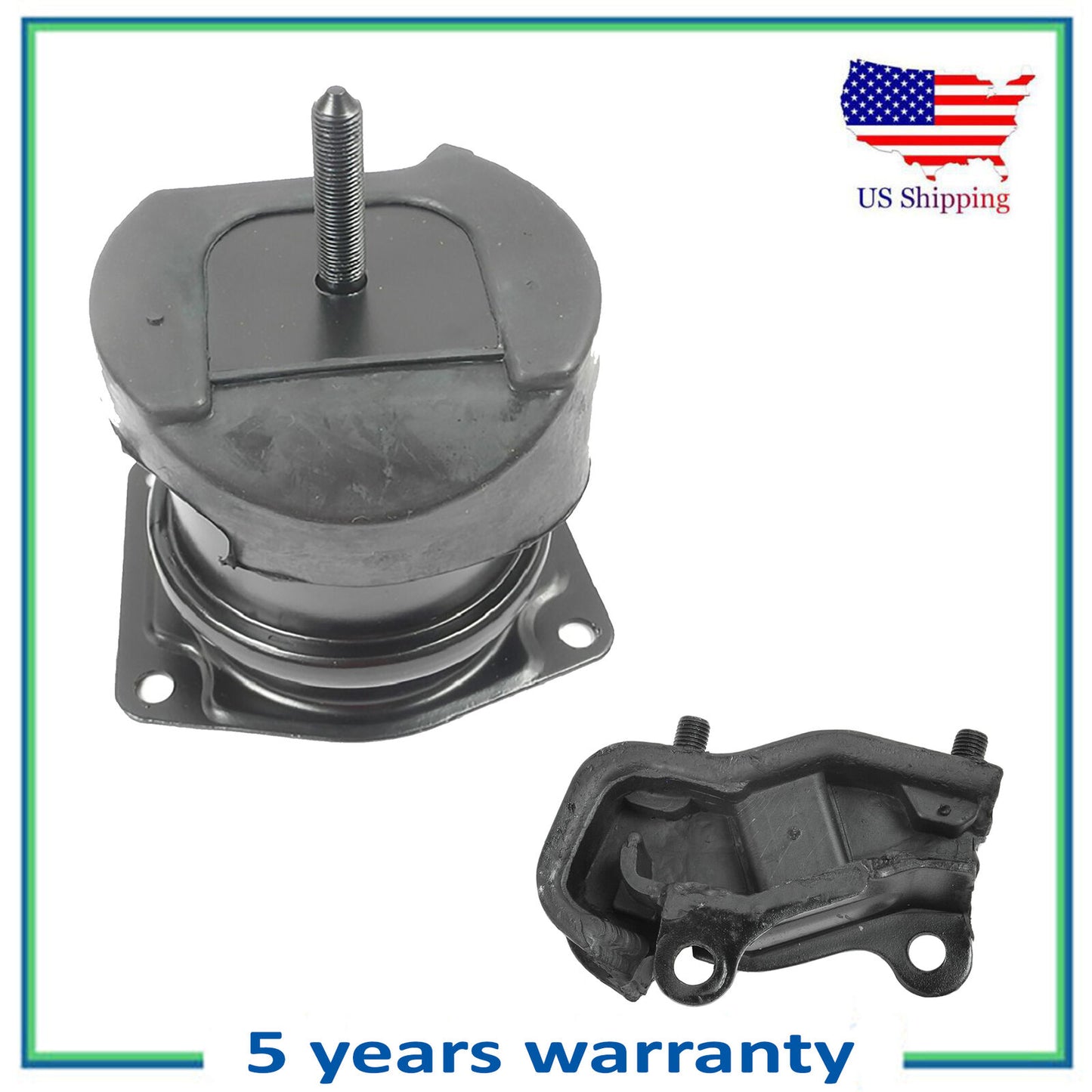 2PCS Motore & Trasmissione Montante Per 1998-2002 Honda Accord 3.0L 6592 6582