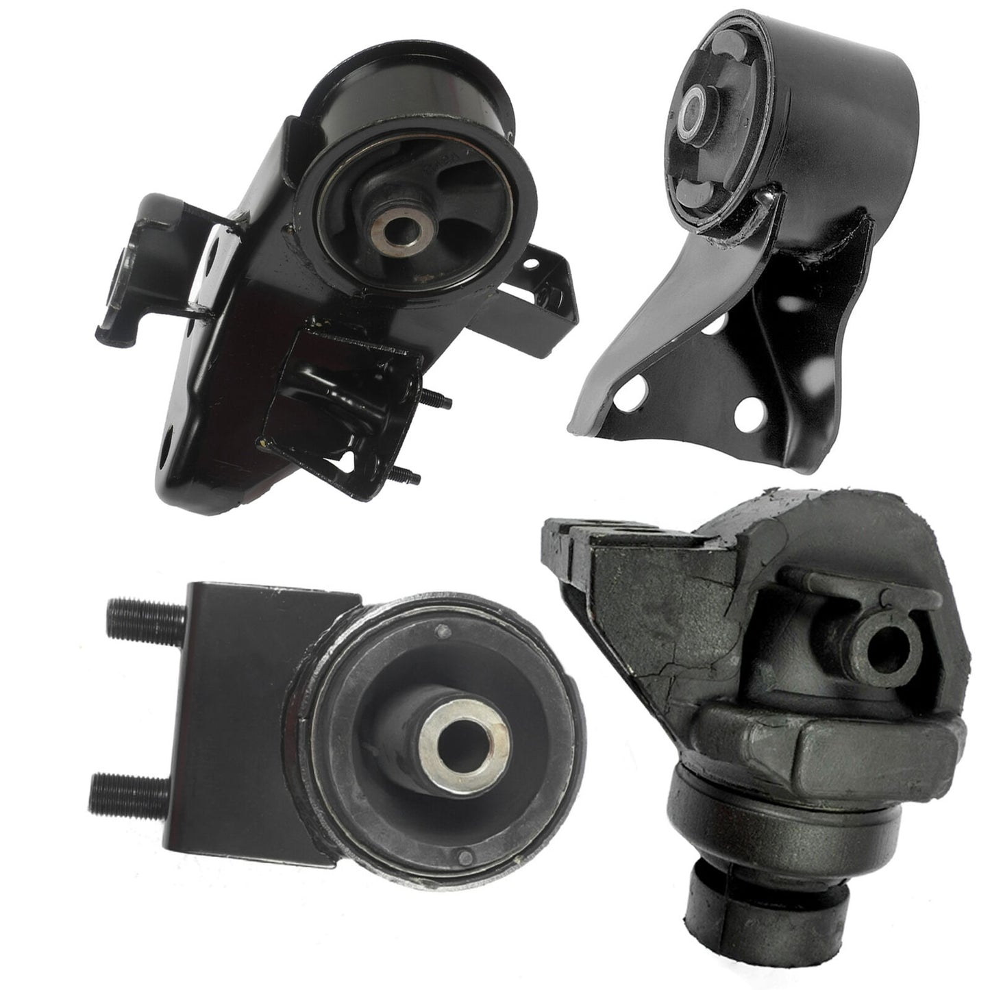 Set 4 pcs FWD Engine Motor & Transmission Mount Manual For 93-97 Mazda MX-6 2.0L