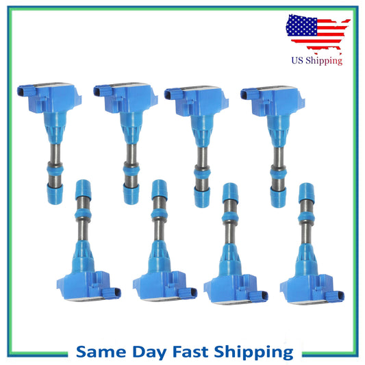 UF373 7805-3255 8PCS Encendido Bobina Azul Para 2003-2005 Honda Civic 1.3L