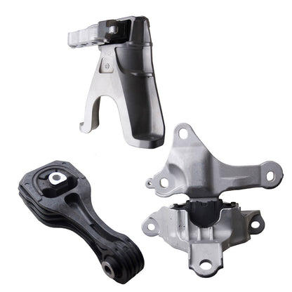 Set of 3Pcs Engine Motor & Automatic Trans Mount For 2018-2020 Honda Civic 2.0L