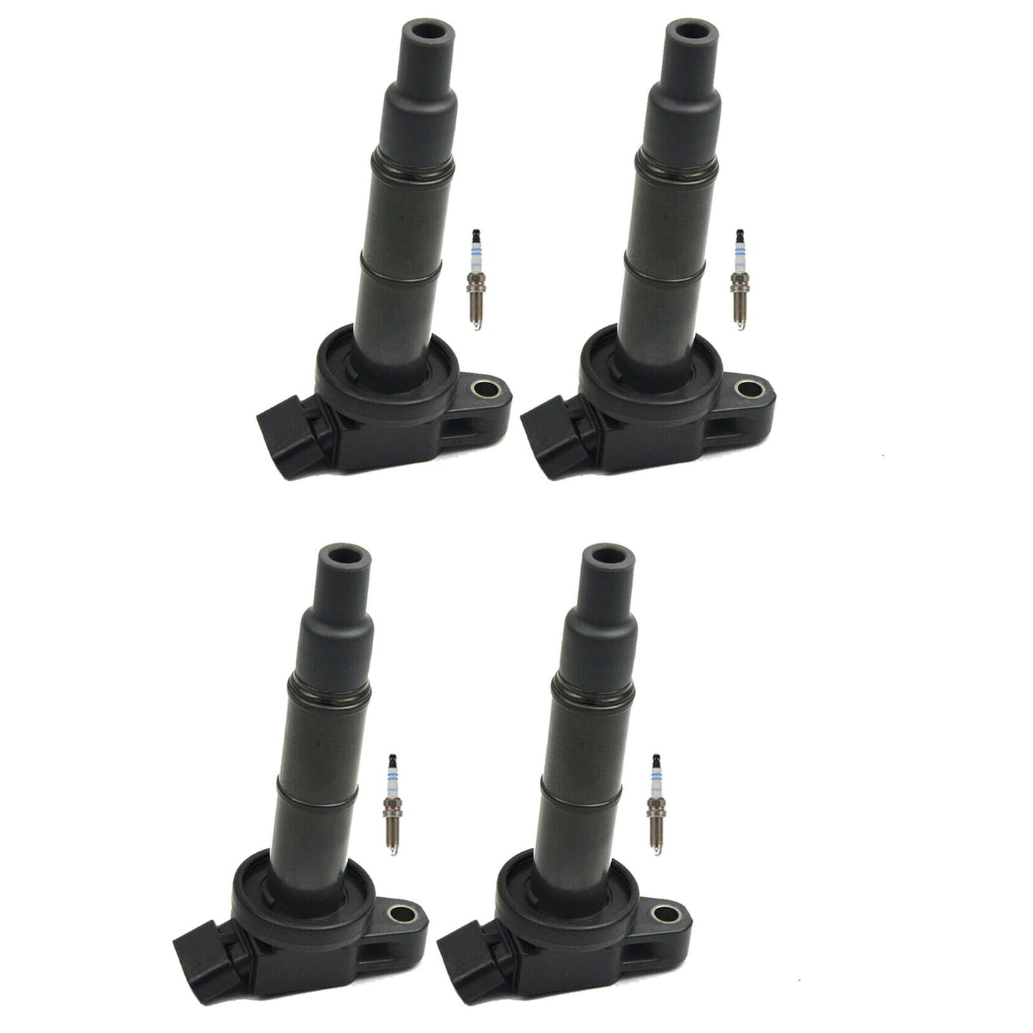 UF333 Ignition Coil & Bosch Double Iridium Spark Plug For 13 Toyota Matrix 2.4L