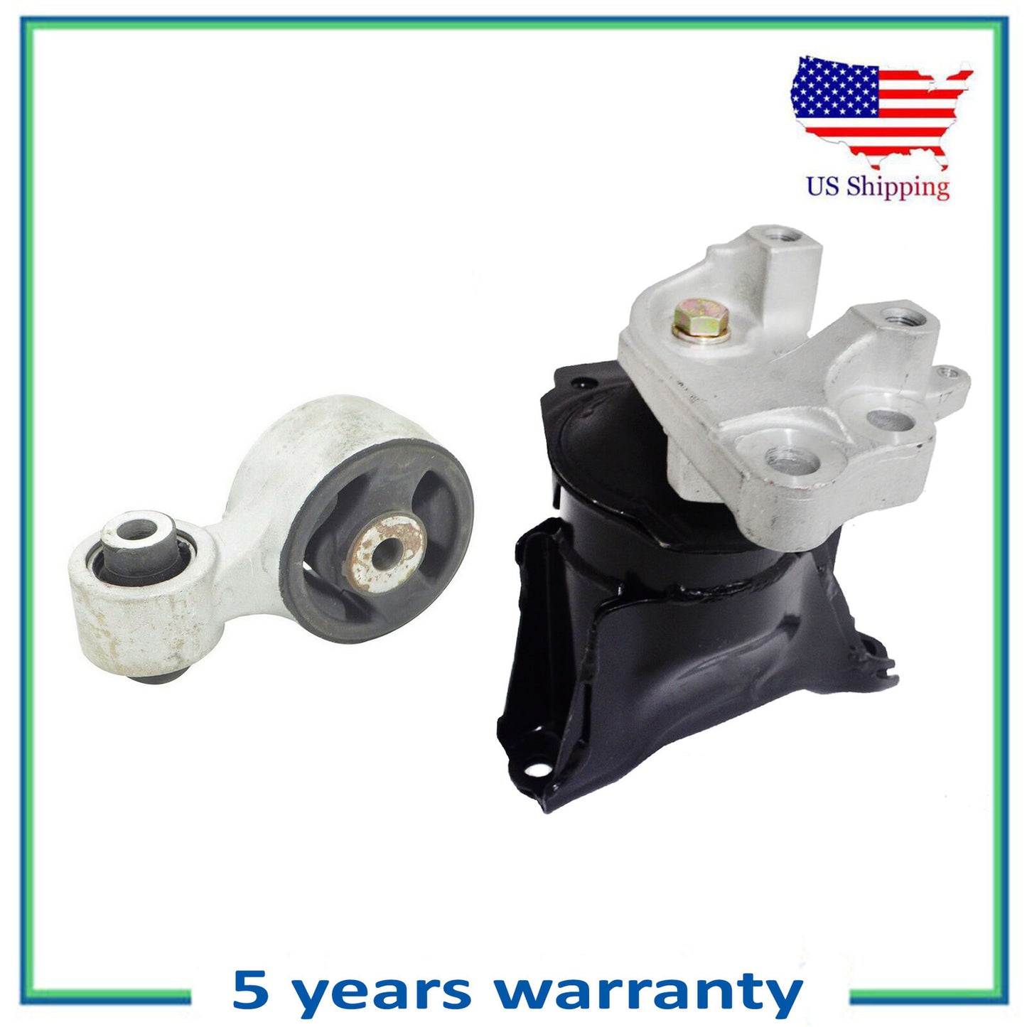 2PCS Motore & Torque Montante Per 06-11 Honda Civic 2.0L Anteriore Destro &