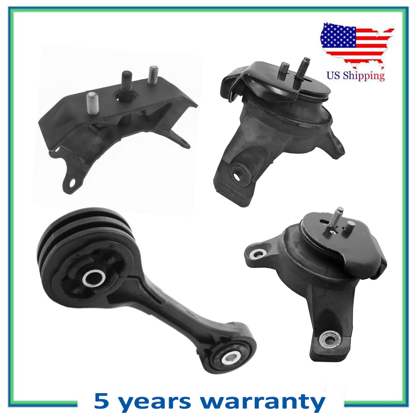 4 PCS Engine & Auto Trans Mount For Subaru B9 Tribeca Legacy Outback 3.0L 3.6L