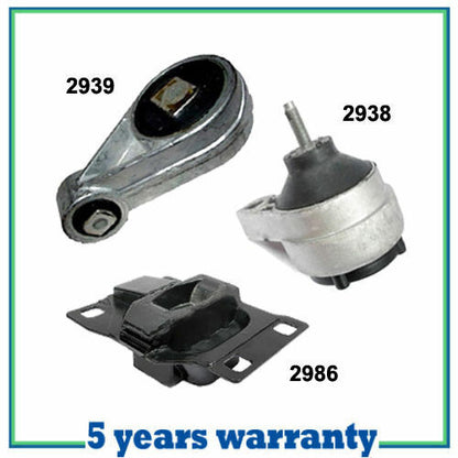 M320 Para 2000-2003 Ford Focus 2.0L SOHC Motor & Trans Montaje Kit 3PCS Nuevo