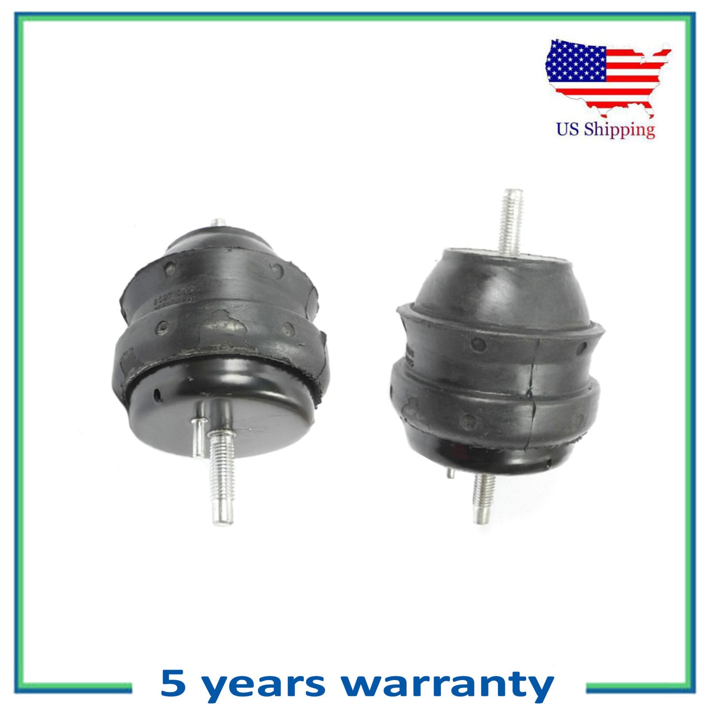Front RIGHT & Left Engine Motor Mount Set 2pcs For Cadillac CTS SRX STS 5455 2