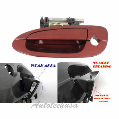 For NISSAN ALTIMA Outside Front Left Red Mica AX3 MotorKing Door Handle B4004