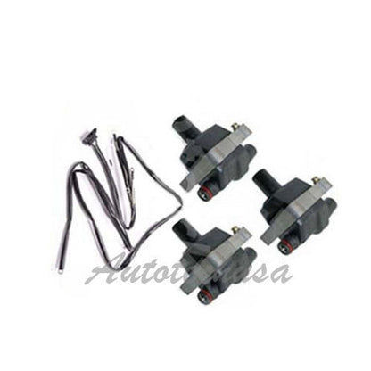 For Mercedes C280 E320 Wire Cable Harness + 3 Ignition Coils B266*3 SW19 UF137