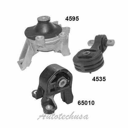 3PCS Set Pour 2007-2011 Honda 2.4L Auto Trans Moteur & Couple Coupelle Montage