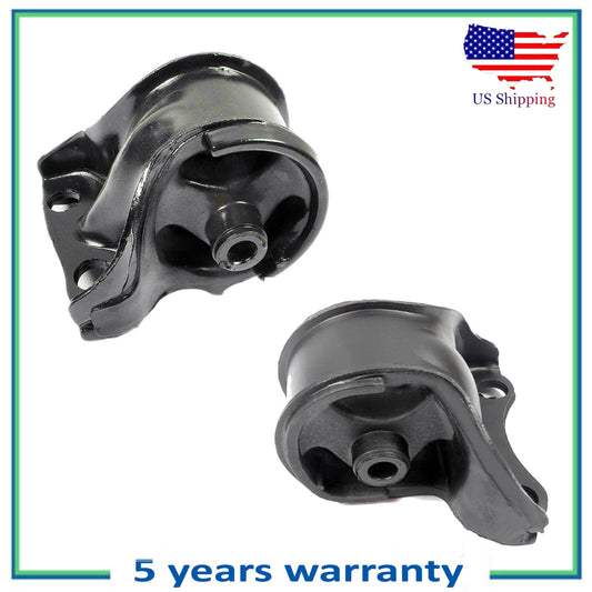 2PCS Engine Motor & Trans Mount For 1992-1993 Honda Civic 1.5L 6533 6551 AT