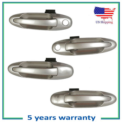 Set of 4PCS Outside Door Handle For 4Q2 Desert Sand Mica Toyota Tundra Sequoia