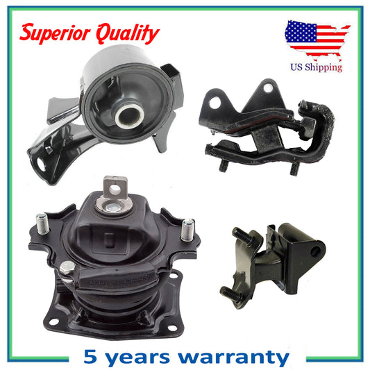 4 PCS 65026 4557 4558 4587 i-VTEC Motor & Trans Mount For 07 Honda Odyssey 3.5L