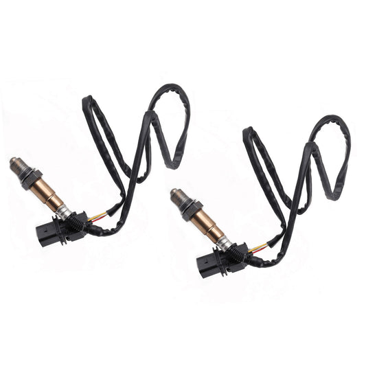 For BMW 325Ci 330Ci 325i 525i 530i X3 Oxygen Sensor O2 Front 2PCS 17215 17216
