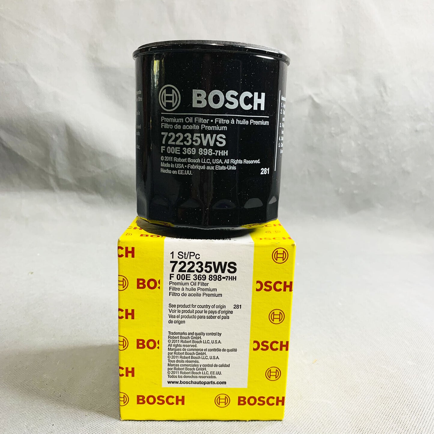 OE Bosch Engine Workshop Oil Filter 72235WS For CHEVROLET GMC HUMMER